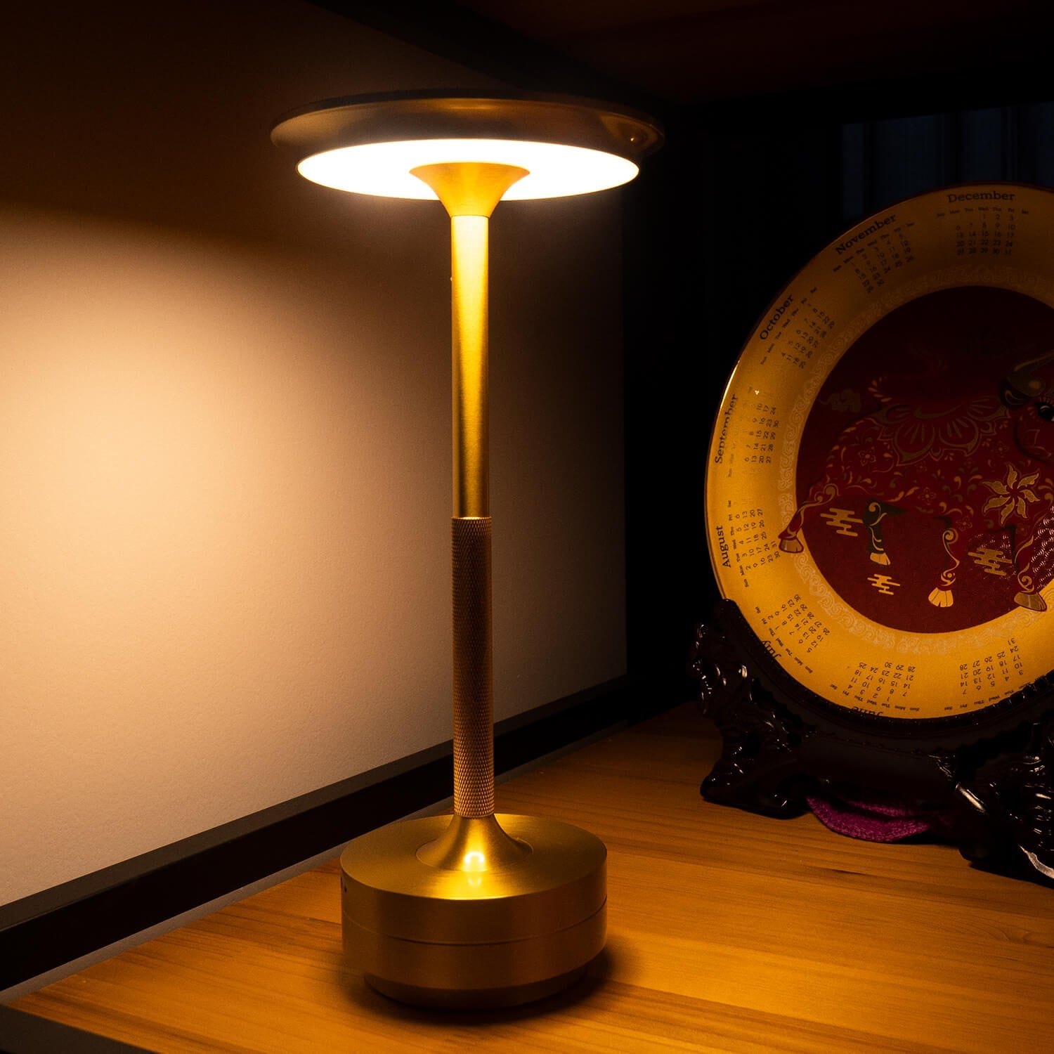Lampada da Tavolo Wireless Ambient Metallic