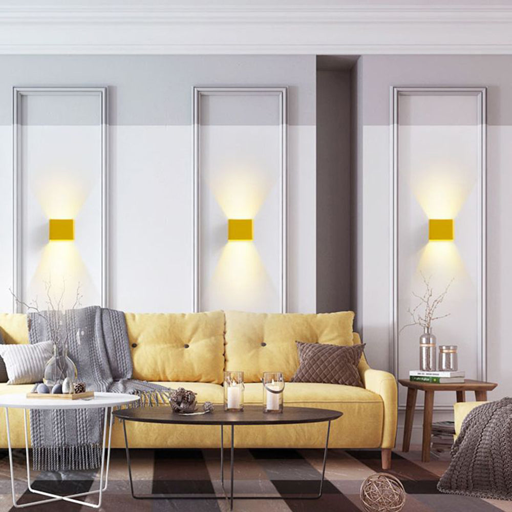 Lámpara de pared LED Orr Moderne - Negro/Blanco/Amarillo/Verde/Rojo Salón/Dormitorio Metal