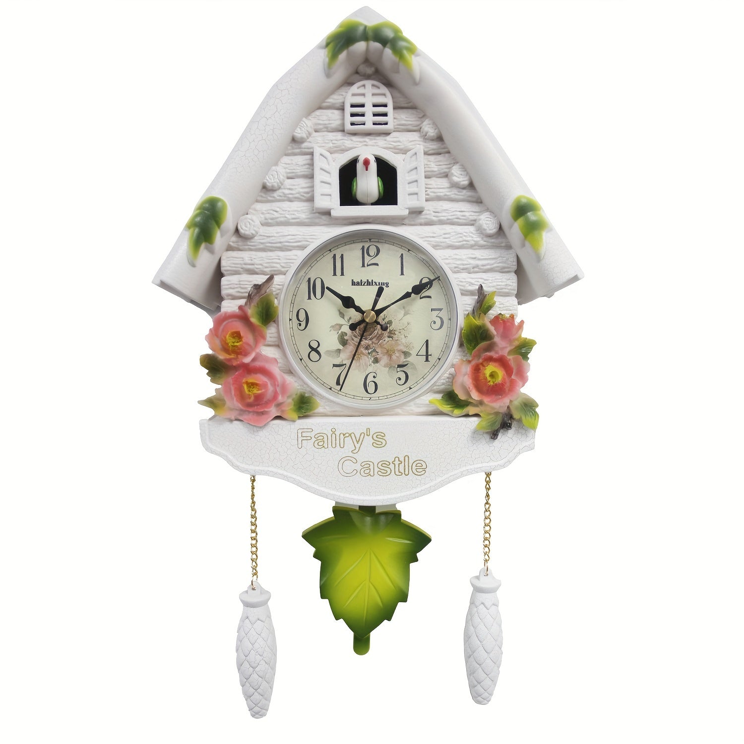 Nordic Koekoeksklok met Vogelhuisje - Dag- en Uuralarm, Pendelklok voor Woonkamer en Kantoor Decoratie