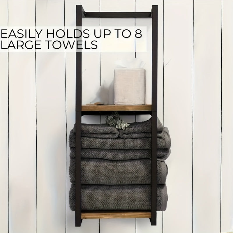 IronRack - Wall-Mounted Towel Rack - Waterproof and Multifunctional