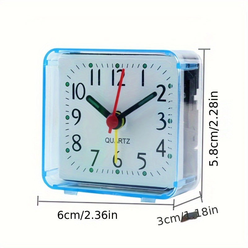 SquareTone - Compact Square Alarm Clock with Beep