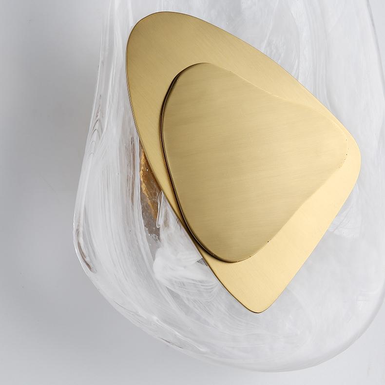 Lámpara de pared Kristallen Nordic Moderne - Elegancia y luz