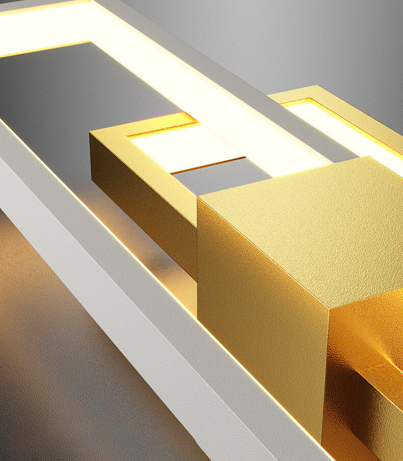 LumiSil - Lámpara de pared LED con marco cuadrado minimalista