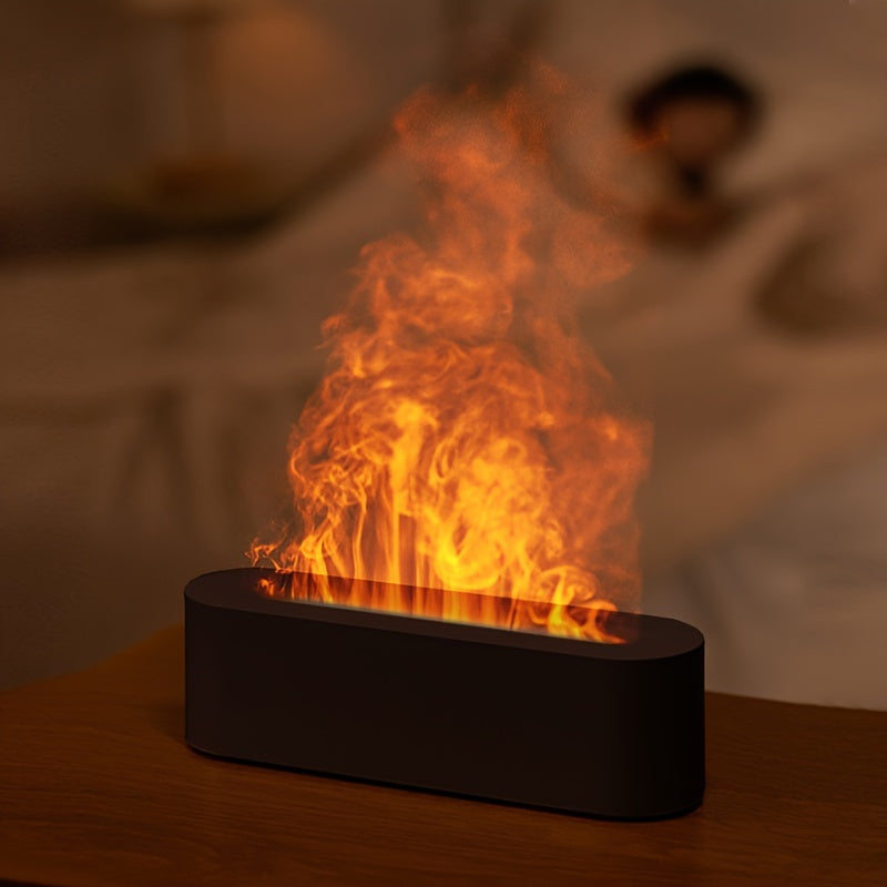 FlameGlow - USB Aroma Lamp with Flame Effect and RGB Lighting