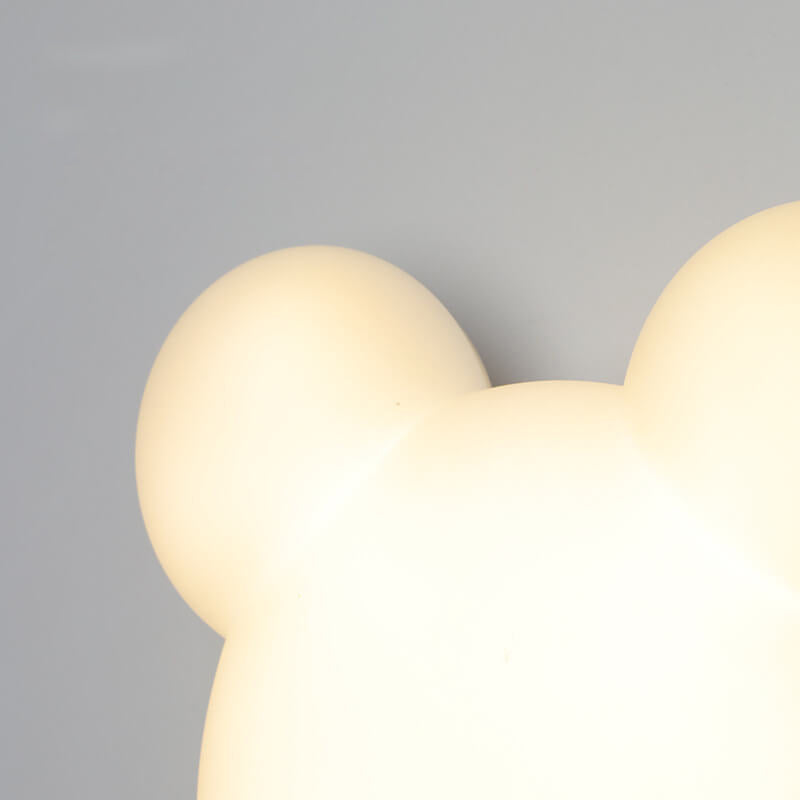 Candeeiro de parede LED minimalista em forma de urso de desenho animado
