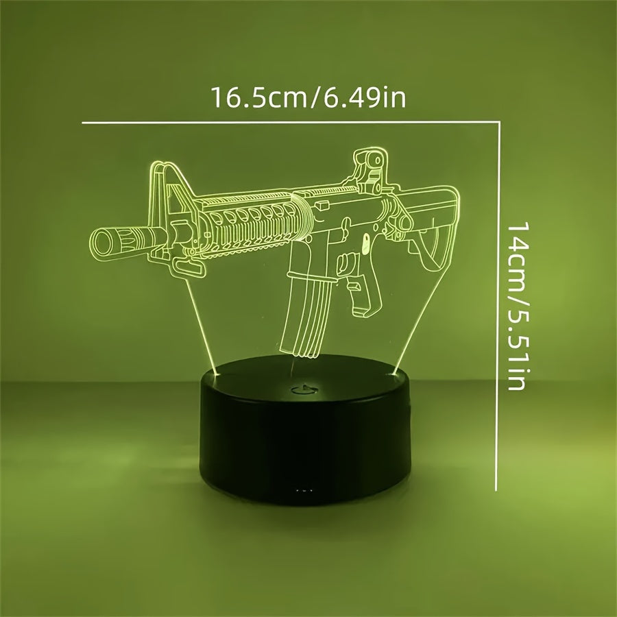 GeoLight - 3D Geometric LED Desk Lamp with Touch Control