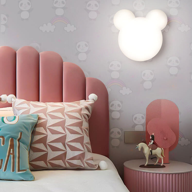 Candeeiro de parede LED minimalista em forma de urso de desenho animado
