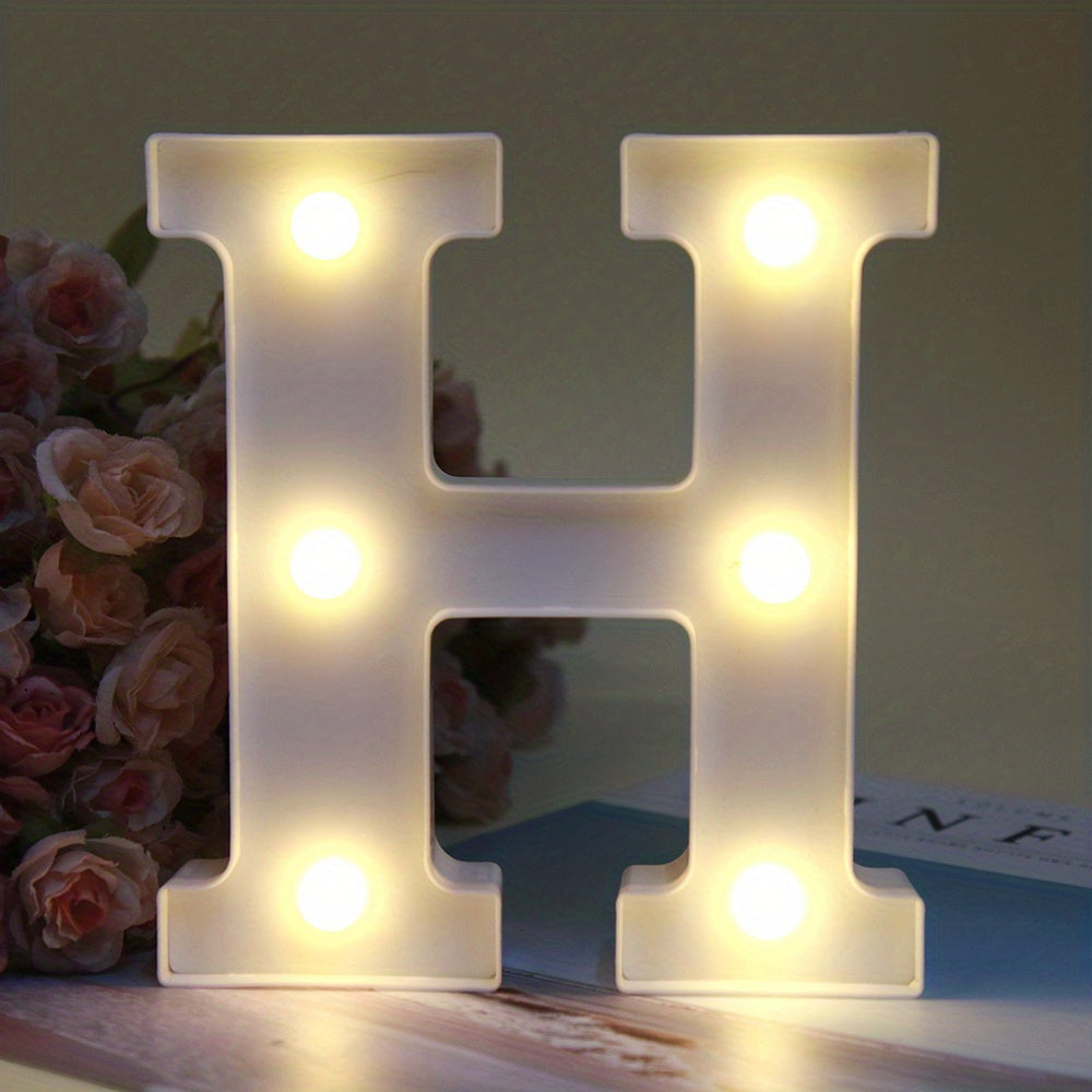 AlphaGlow - LED Decorative Letter Lamp with Battery Power Supply