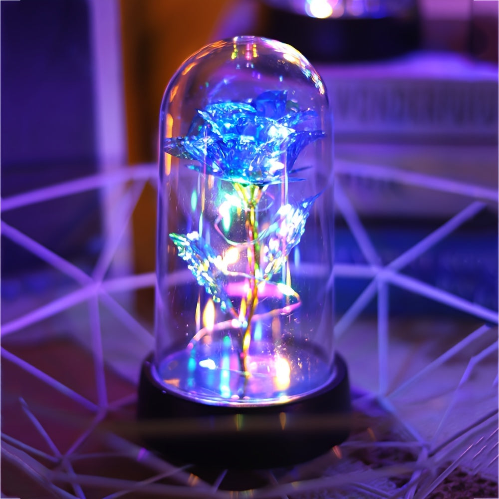 GoldenRose - Elegant Rose Flower Lamp for Gifts and Decoration