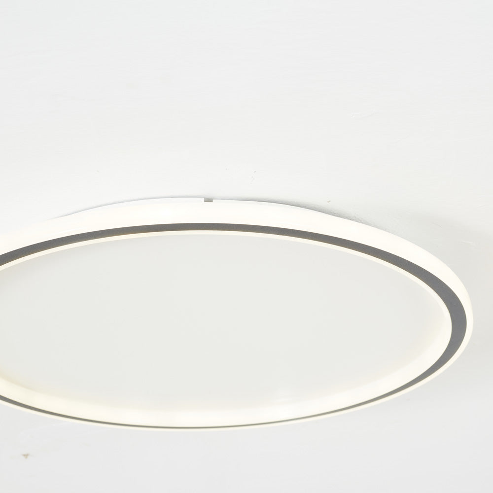LunaNova - Lampada da soffitto LED rotonda moderna in metallo/acrilico