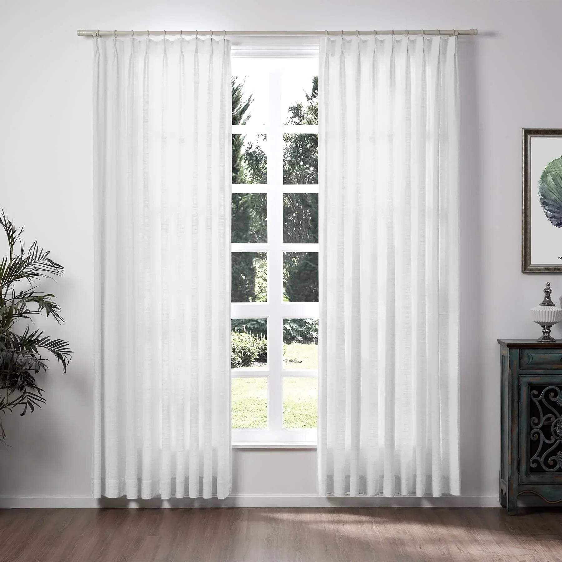 Tende in lino per soggiorno Eleganti tende filtranti la luce