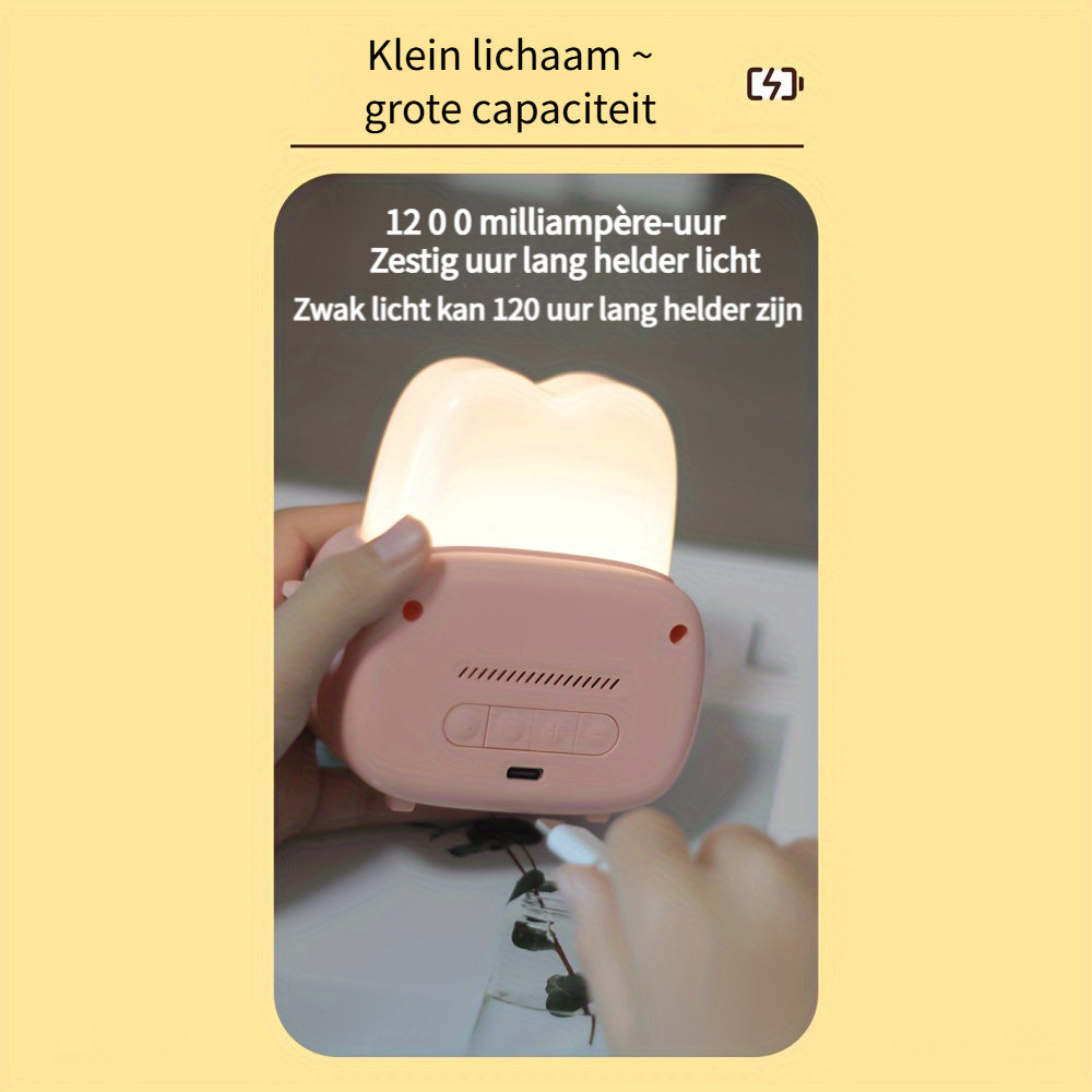 GlowBake - Sveglia LED Ombreggiata con Batteria Ricaricabile USB
