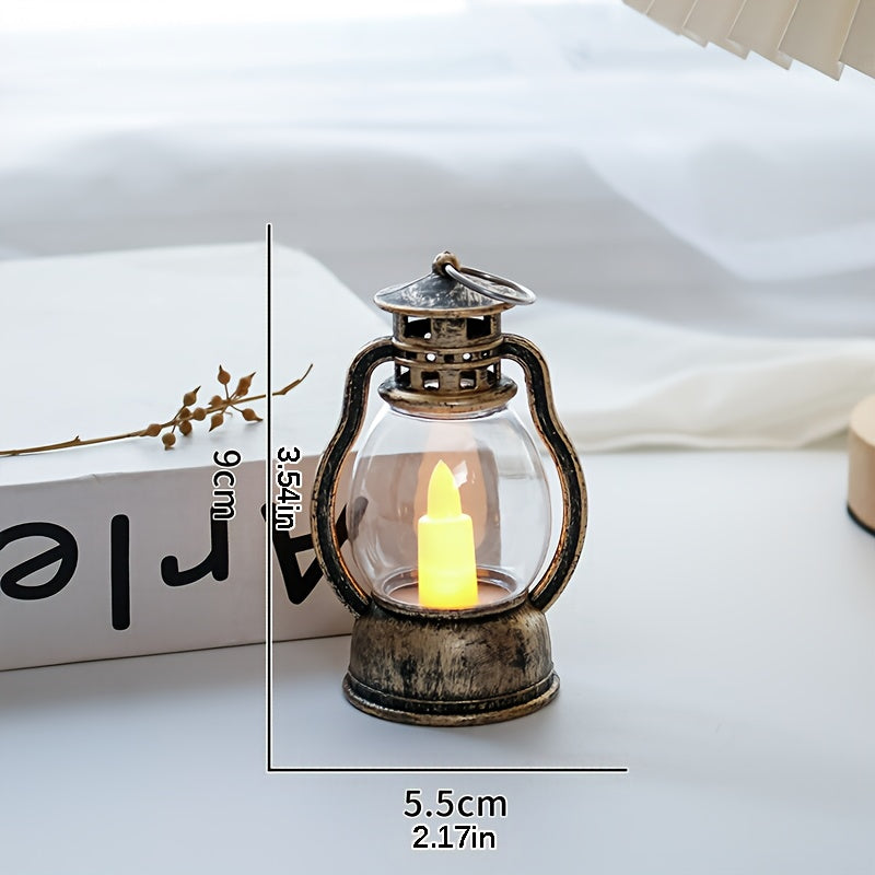VintageGlow - Charming LED Battery-Powered Christmas Lantern