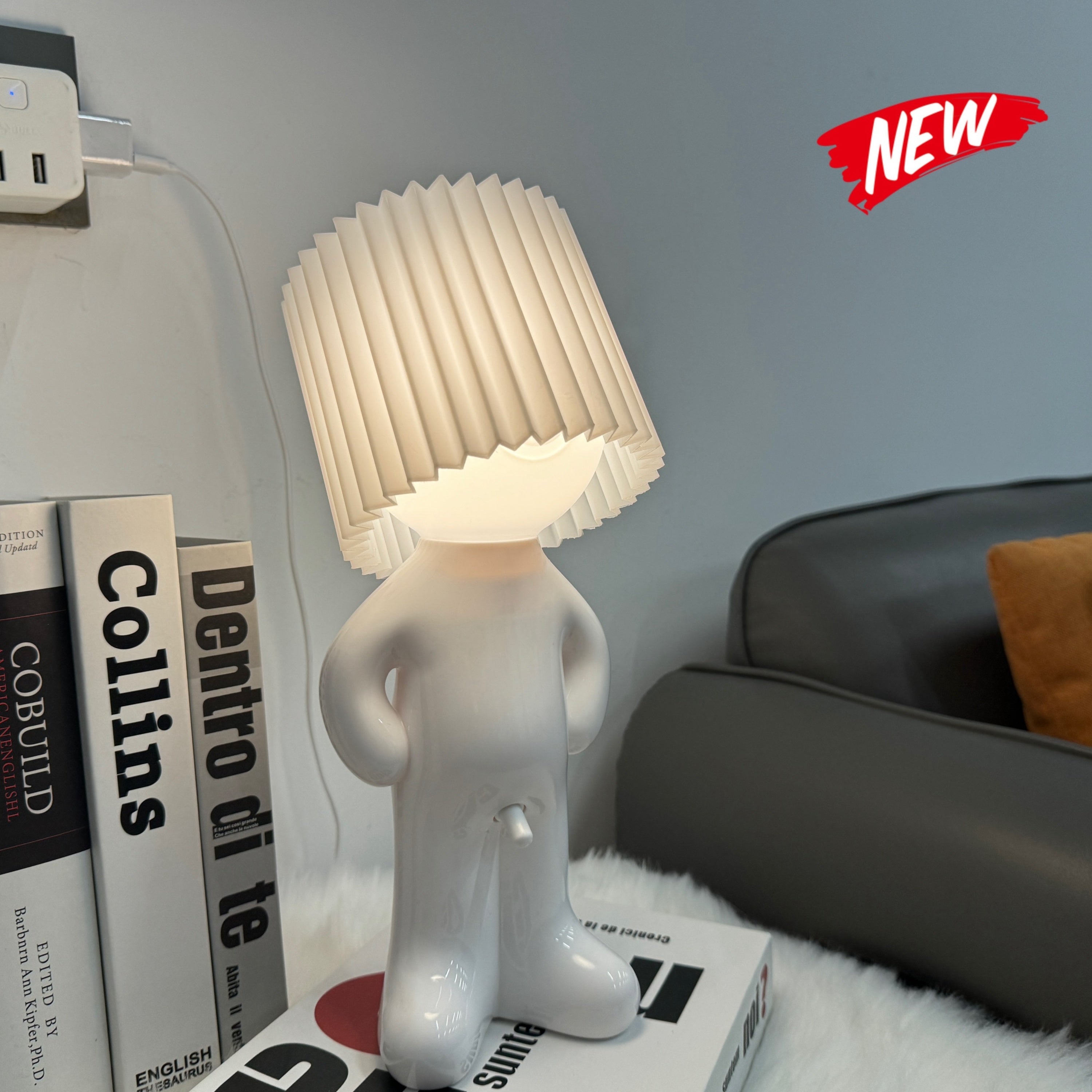 VerlegenLicht - USB Powered Geometric Table Lamp with Colorful Light