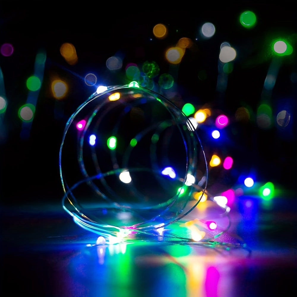 TwinkleWire - Guirnalda de luces LED de cobre USB, decoración multicolor