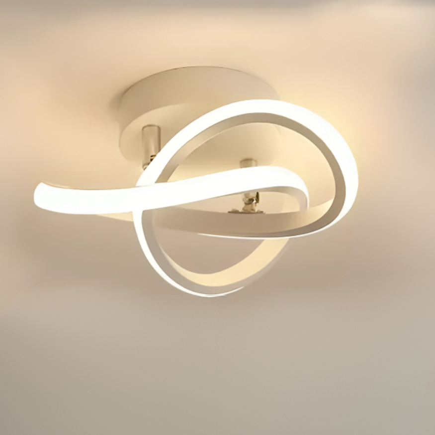 Lampada da soffitto LED moderna - 2 anelli design creativo