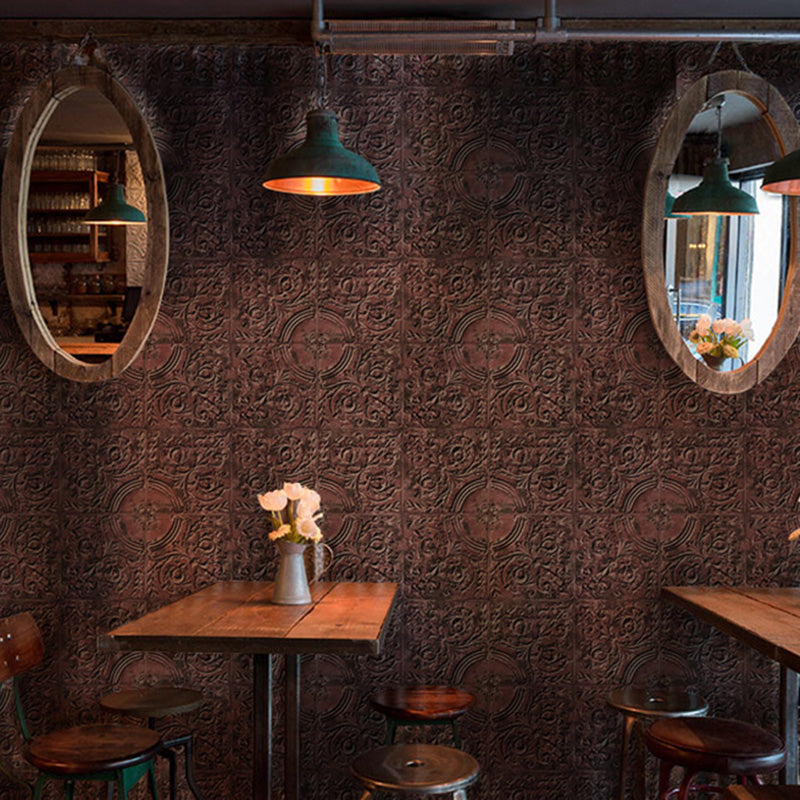 3D-printed Metallic Wallpaper for Industrial Restaurants, 33' by 20.5"