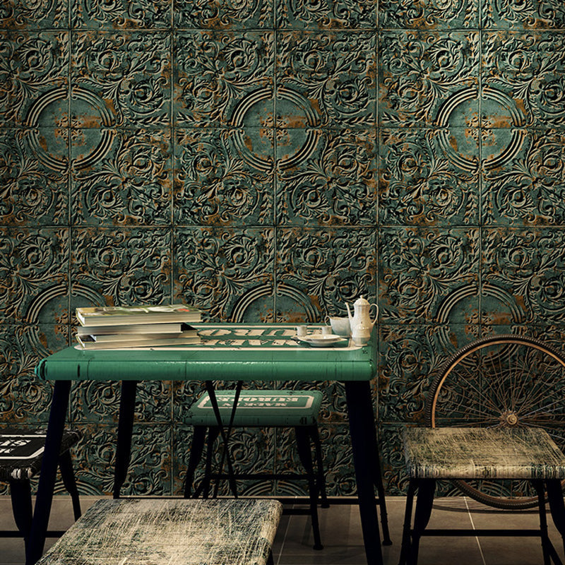 3D-printed Metallic Wallpaper for Industrial Restaurants, 33' by 20.5"