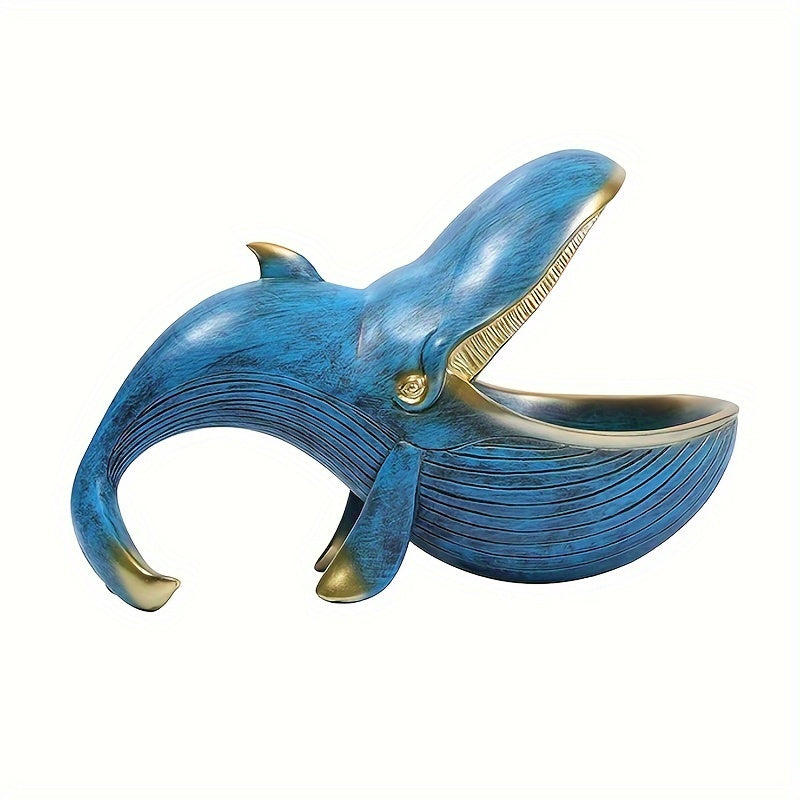 WhaleBox - Whale-shaped Resin Candy Dish for Keys & Decoration