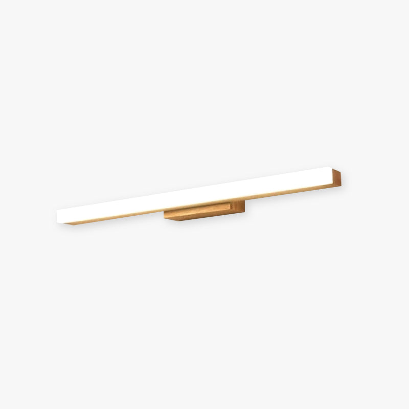 Lampada da parete LED lineare moderna Leigh - Bagno/Soggiorno - Legno