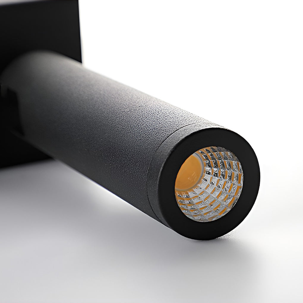 LuxiLicht - Lámpara de pared LED moderna ajustable con interruptor y puerto de carga USB