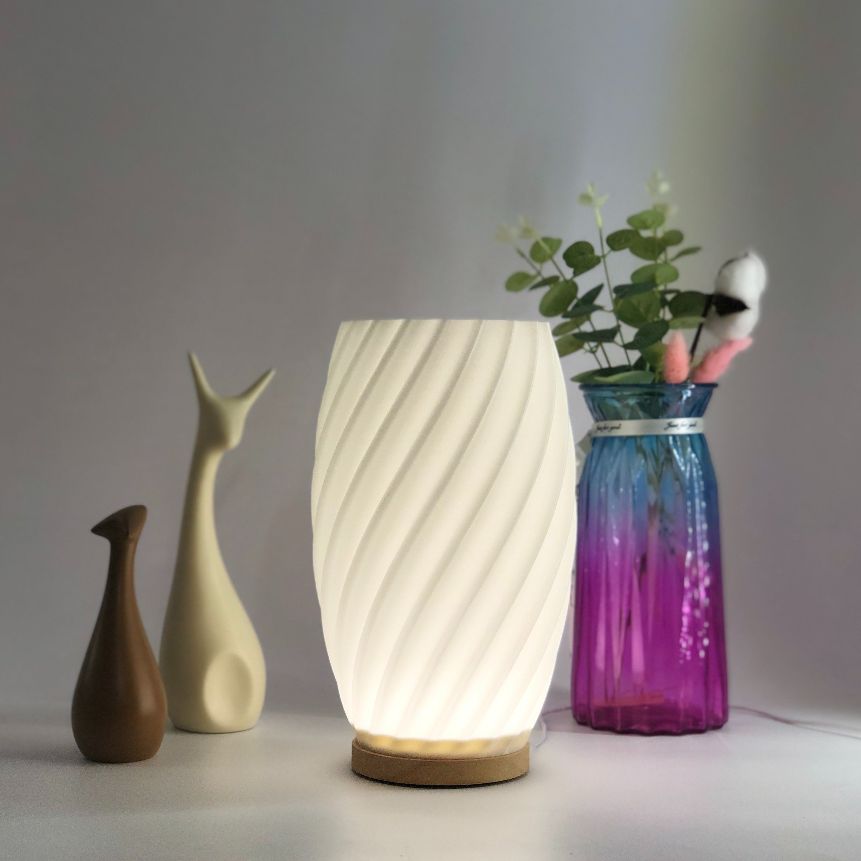 ModiLamp - Modern USB Table Lamp with 3-Color Lighting and Chic Design