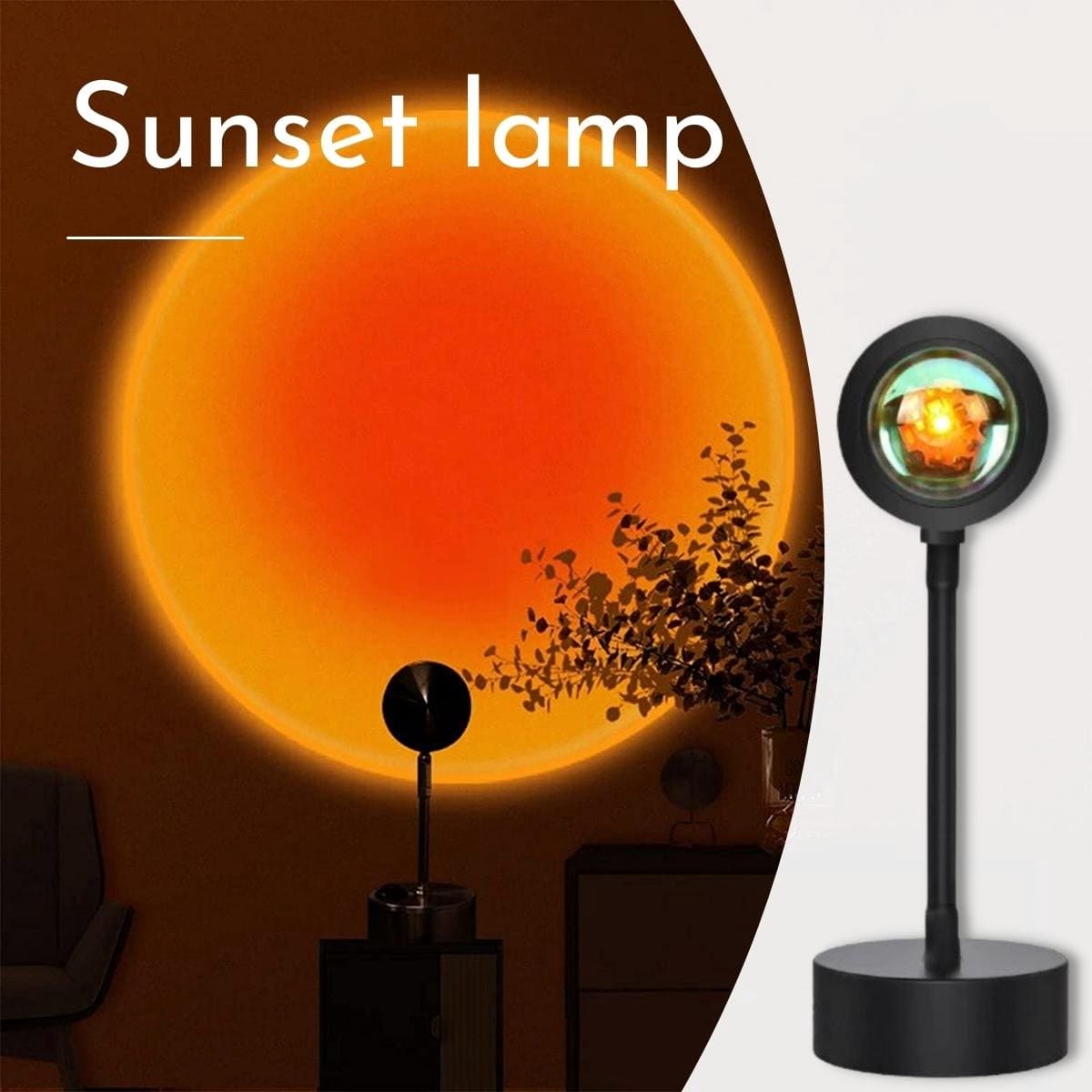 GloedGlimpse - Crea un'atmosfera incantevole con la lampada da tavolo LED tramonto di GloedGlimpse