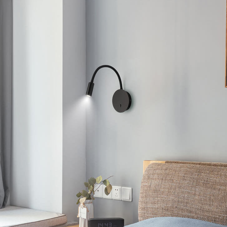 FlexiGlow - Lampada da parete LED regolabile con luce a 360 gradi