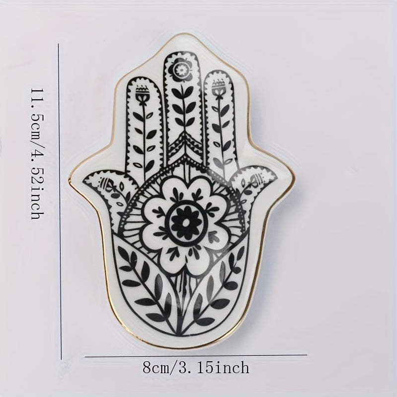 PalmTray - Oval Ceramic Jewelry Tray