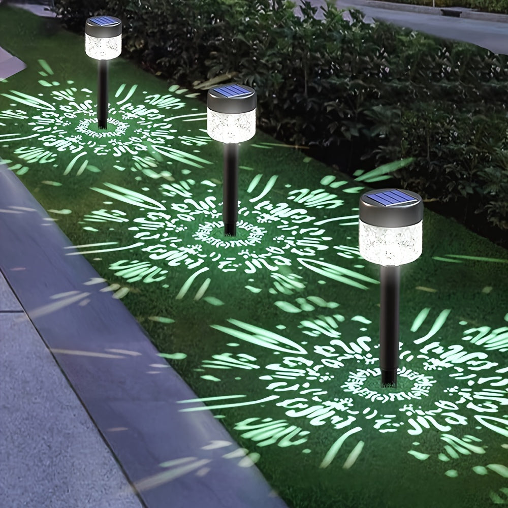 SolarGarden - Conjunto de 4 Iluminações Solares para Jardim, Poupa Energia e Fácil de Instalar