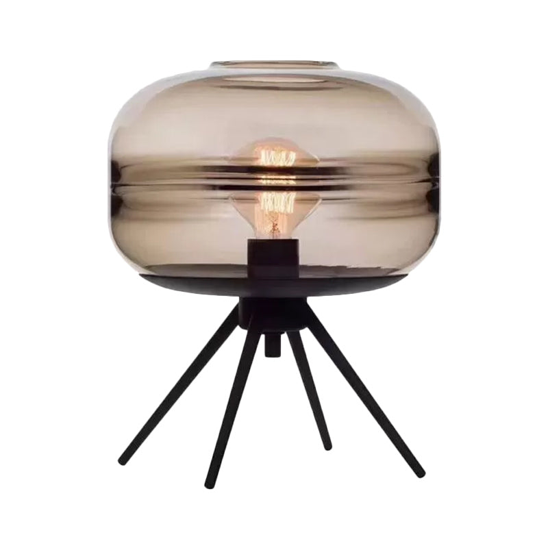 GlassLuxe – Modern Four-Legged Table Lamp with Stylish Design