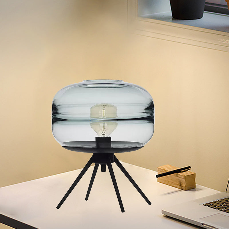 GlassLuxe – Modern Four-Legged Table Lamp with Stylish Design