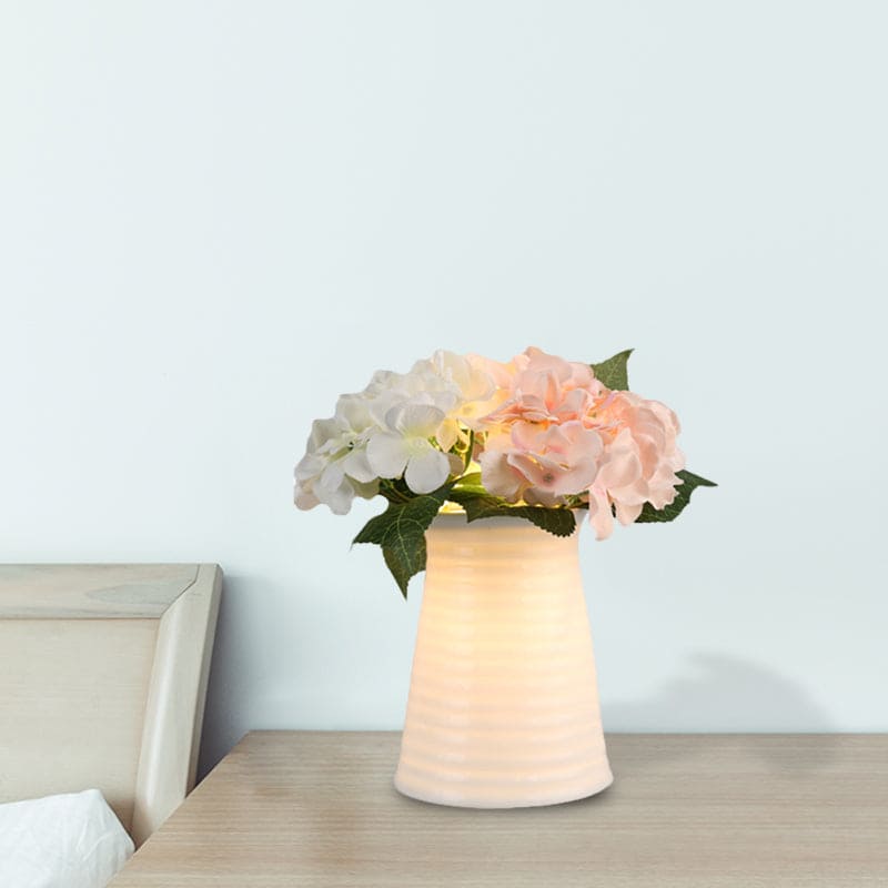 Luna - Lámpara de noche de cristal Art Deco para un ambiente romántico
