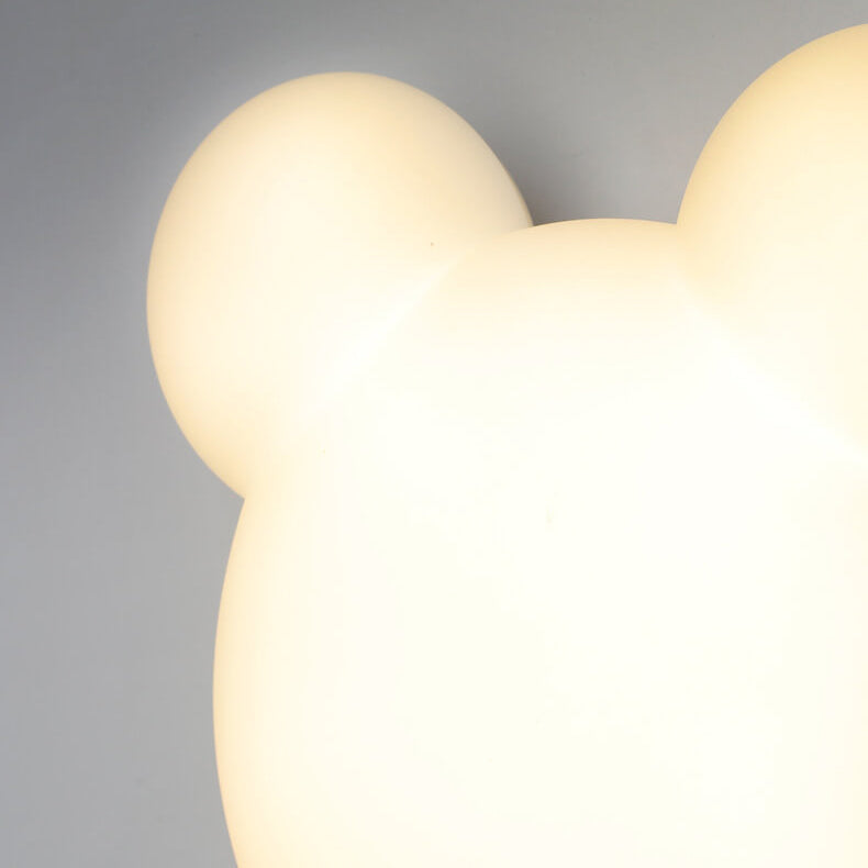 Candeeiro de parede LED minimalista em forma de urso de desenho animado