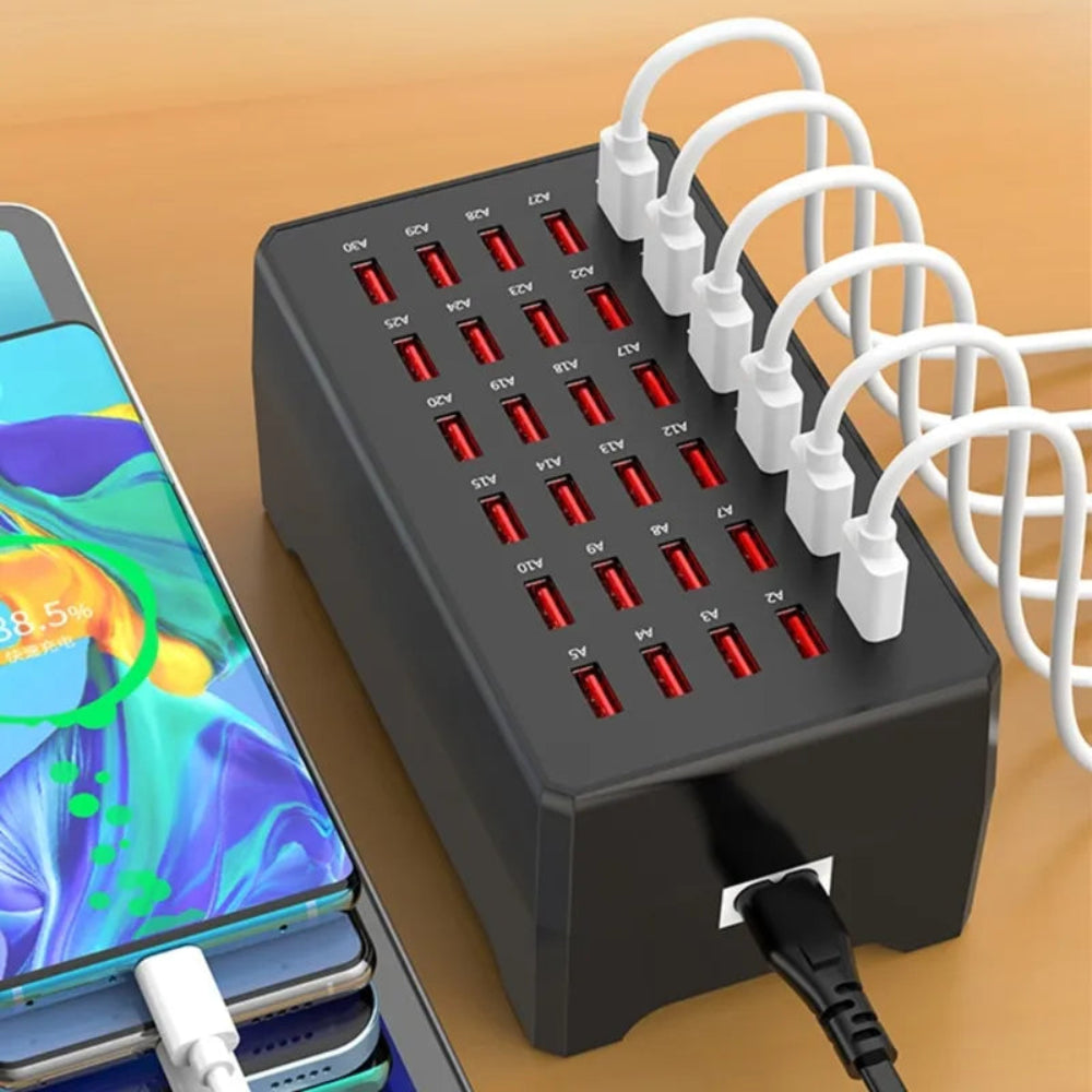Multifunctional USB Charging Station 30 Devices Simultaneously