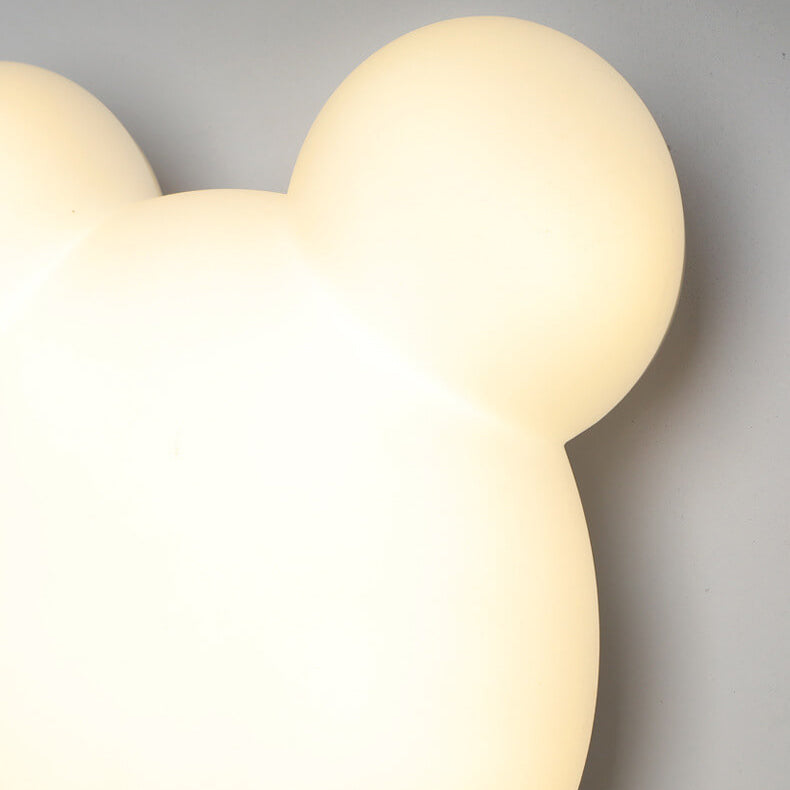 Candeeiro de parede LED minimalista em forma de urso de desenho animado