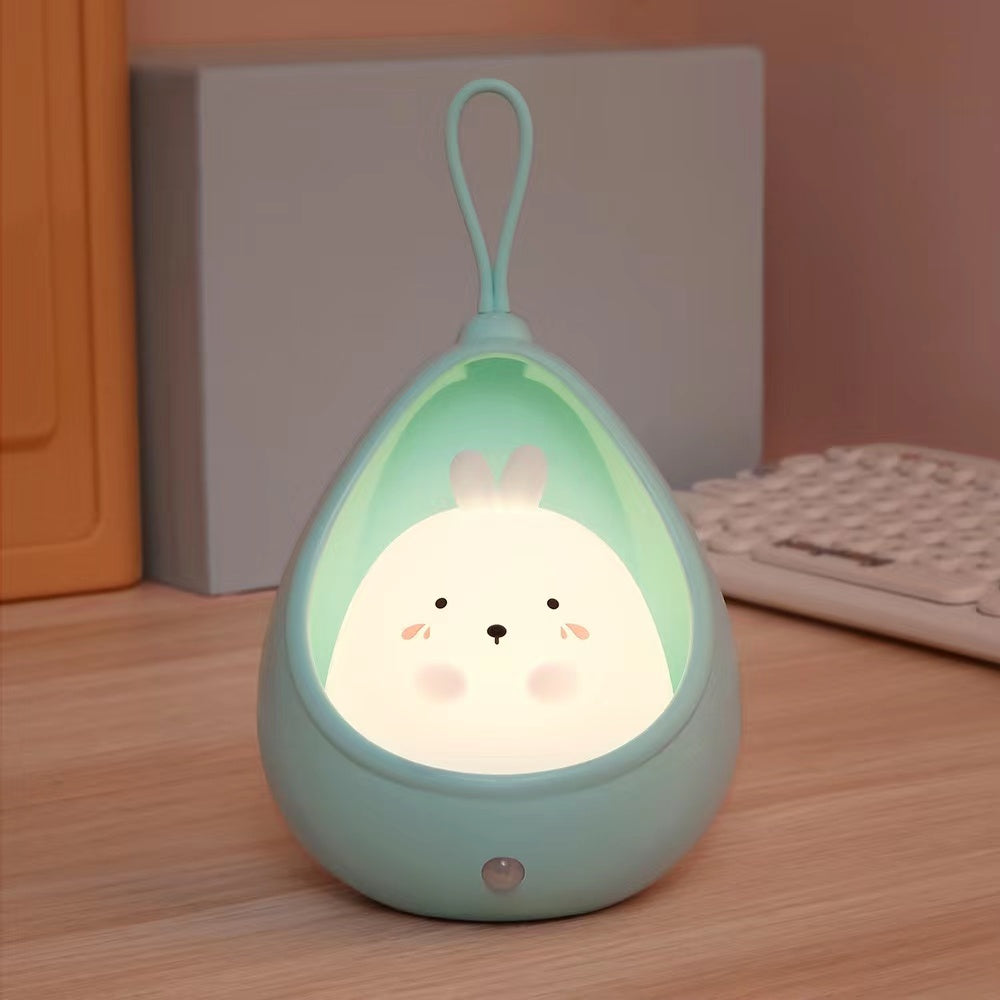 BunnyGlow - USB Rechargeable Animal Night Light with Motion Sensor