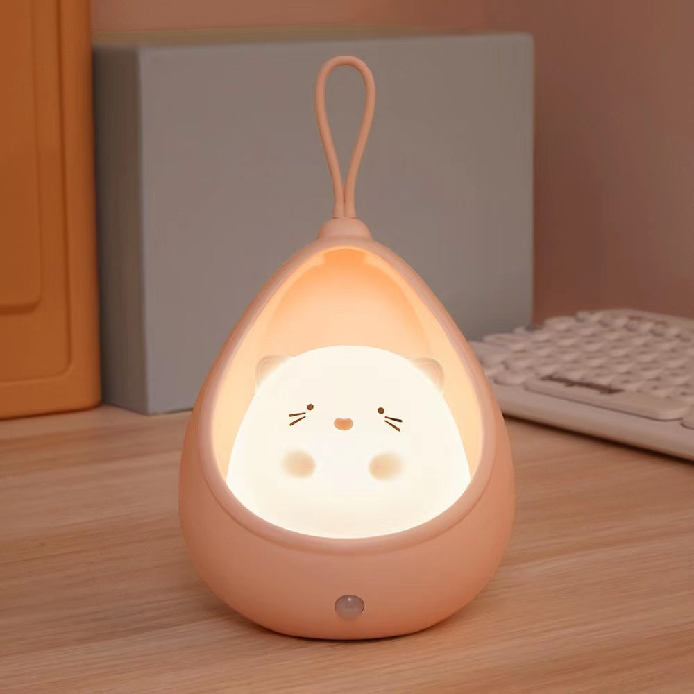 BunnyGlow - USB Rechargeable Animal Night Light with Motion Sensor