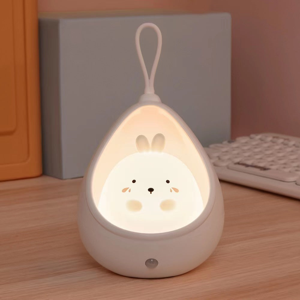 BunnyGlow - USB Rechargeable Animal Night Light with Motion Sensor