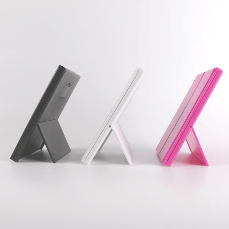 Espejo de Maquillaje LED Trilateral – Espejo Tríptico Plegable y Portátil con Iluminación