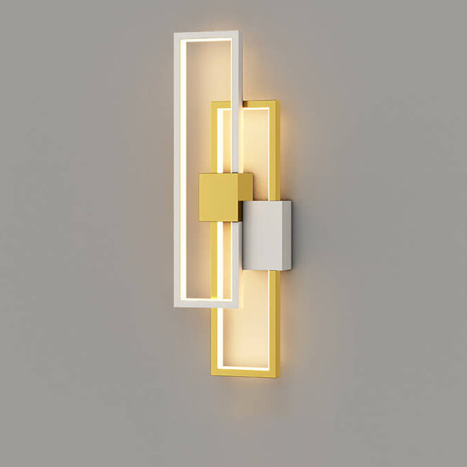 LumiSil - Lámpara de pared LED con marco cuadrado minimalista