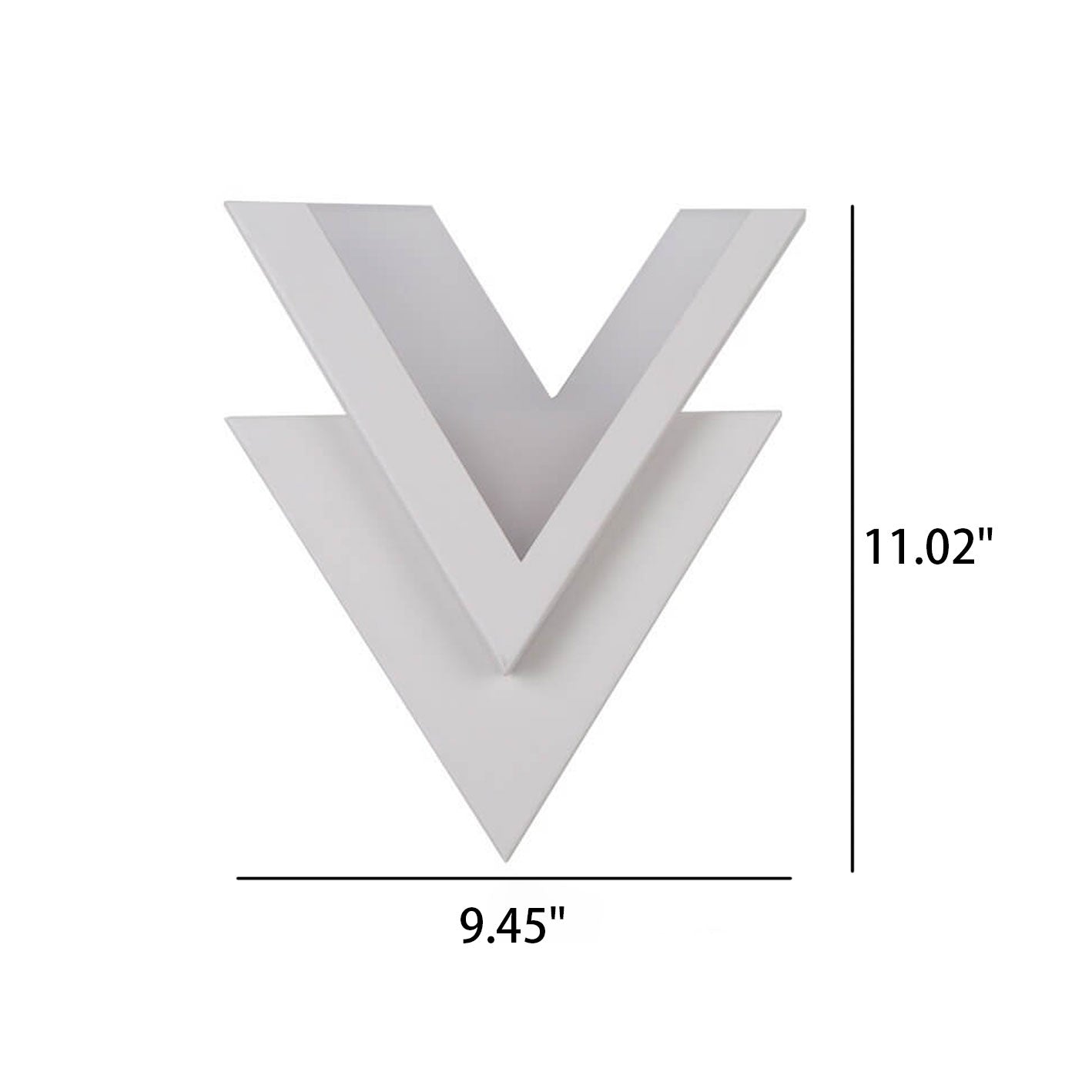 Lámpara de pared LED minimalista en forma de V