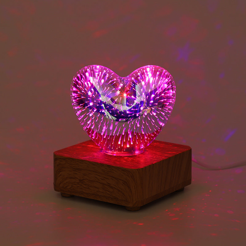 FireworkLight - 3D LED Love Heart Firework Night Light