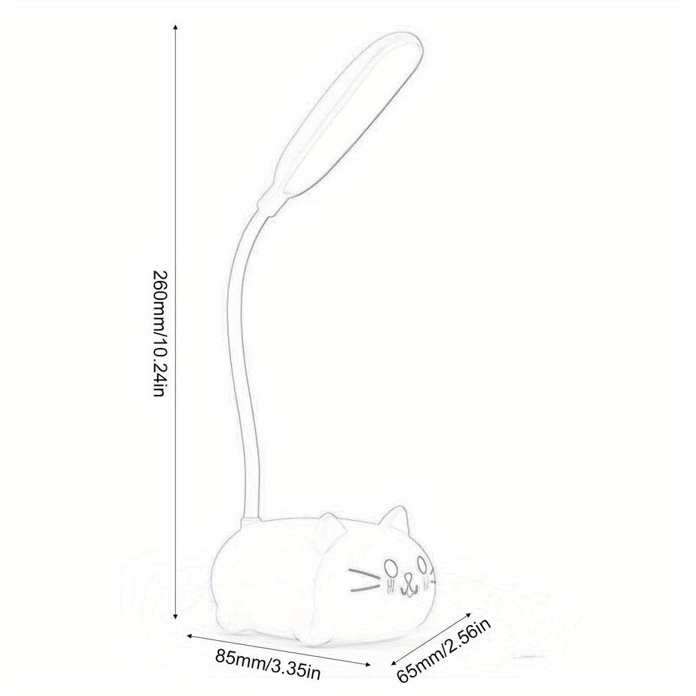KatanaLicht - Lampada da scrivania LED regolabile con funzione di ricarica USB