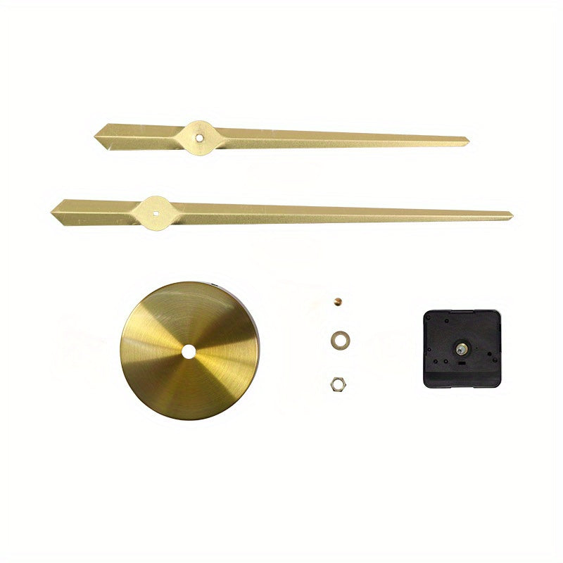 DIY Wall Clock with Metal Dial - Silent Movement for Home Decoration