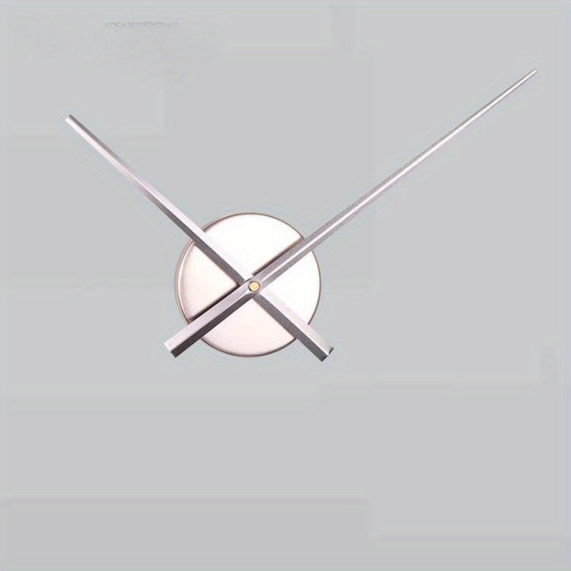 DIY Wall Clock with Metal Dial - Silent Movement for Home Decoration