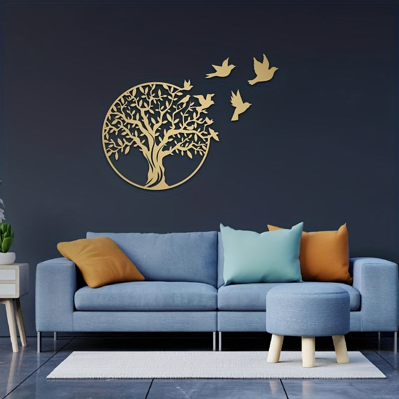 DecoTree - Metalen Wanddecoratie Boom des Levens
