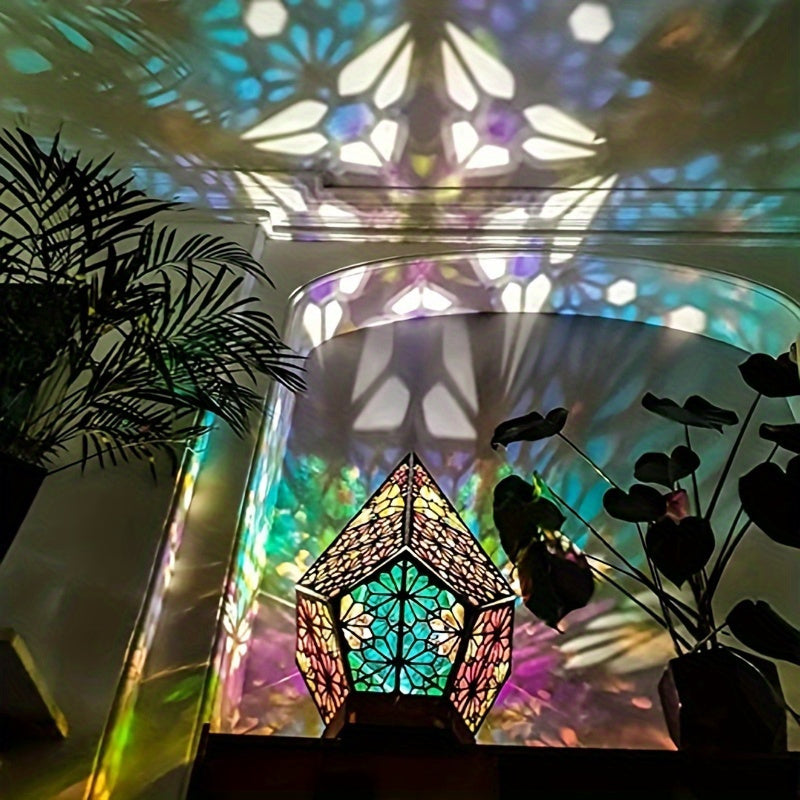 StarGlow - USB Bohemian Starry Sky Night Light 3D Projector
