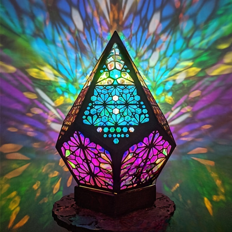 StarGlow - USB Bohemian Starry Sky Night Light 3D Projector
