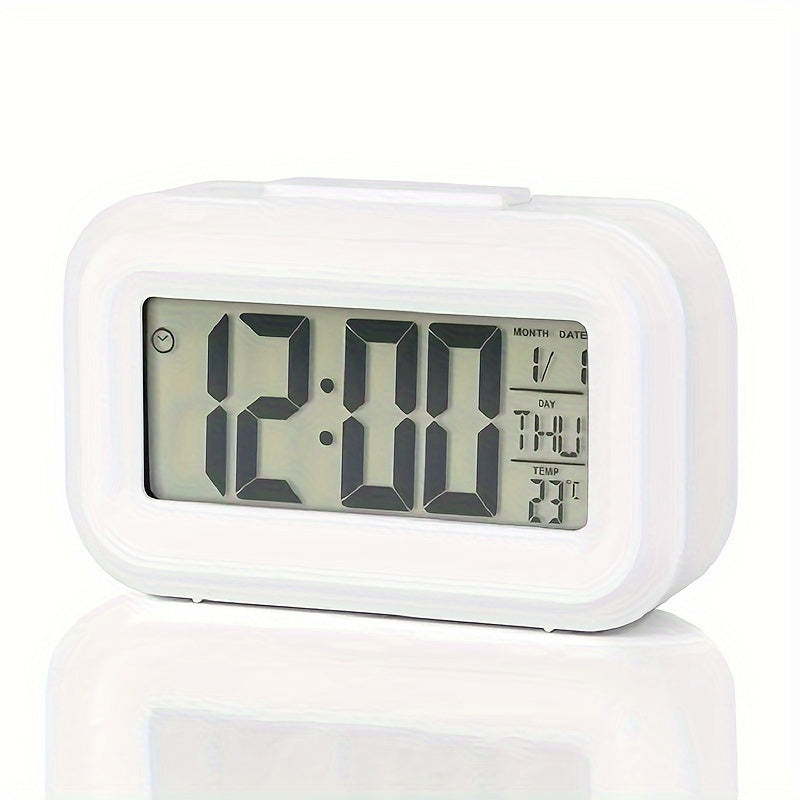 SilentTime - Silent LED Alarm Clock with Date and Temperature Display